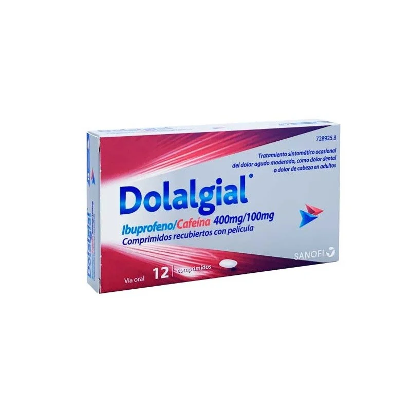 DOLALGIAL Ibuprofen/Koffein 400mg/100mg 12 Tabletten