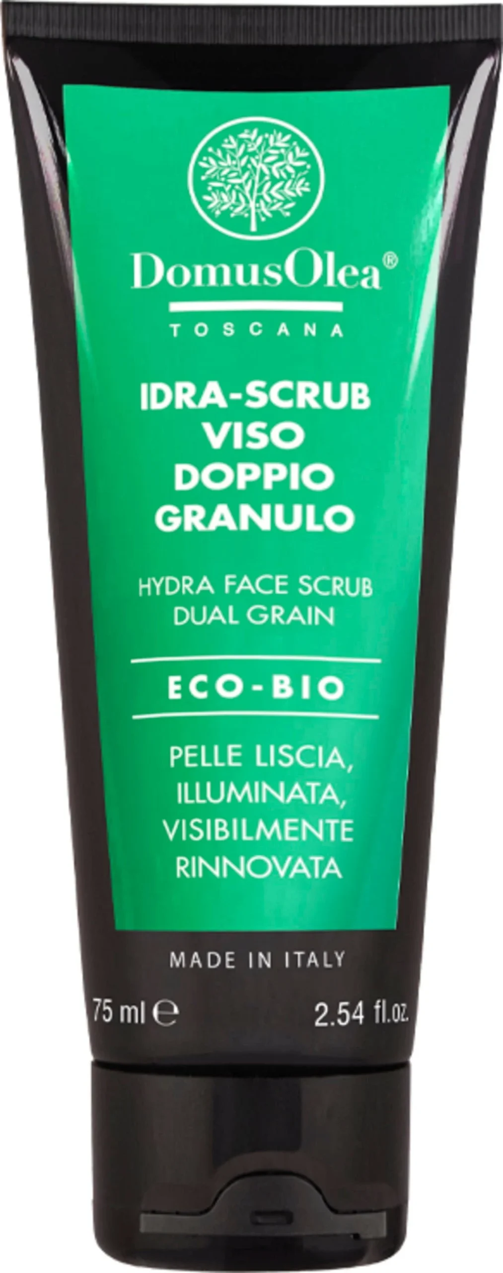 Domus Olea Toscana Gesichtspeeling mit Doppelgranulat, 75 ml