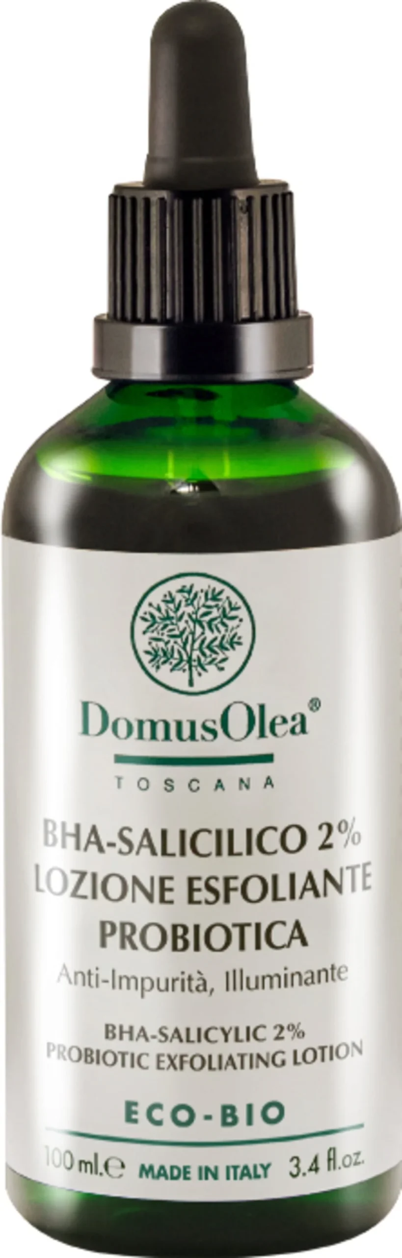 Domus Olea Toscana Probiotische & Peelende BHA-Lotion Salizylsäure 2%, 100 ml