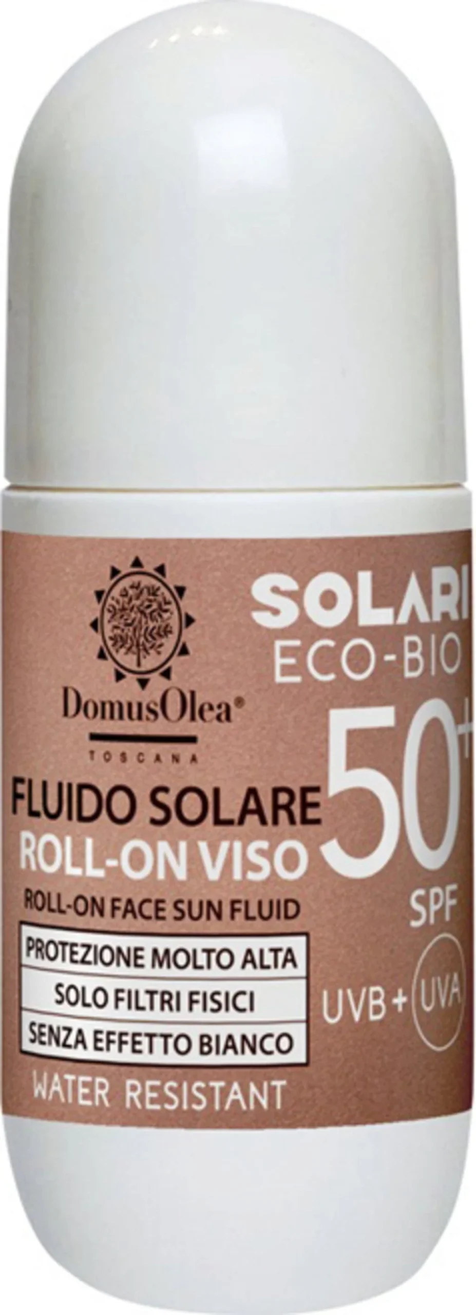 Domus Olea Toscana Sonnenfluid Roll-on Gesicht SPF 50, 50 ml