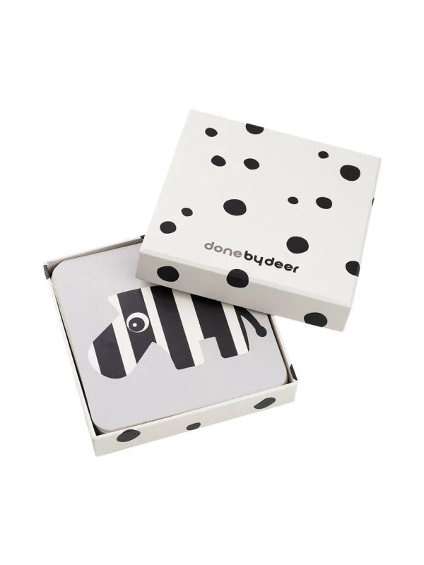 Done by Deer Baby Kontrastkarten – 10er-Pack – Multicolor