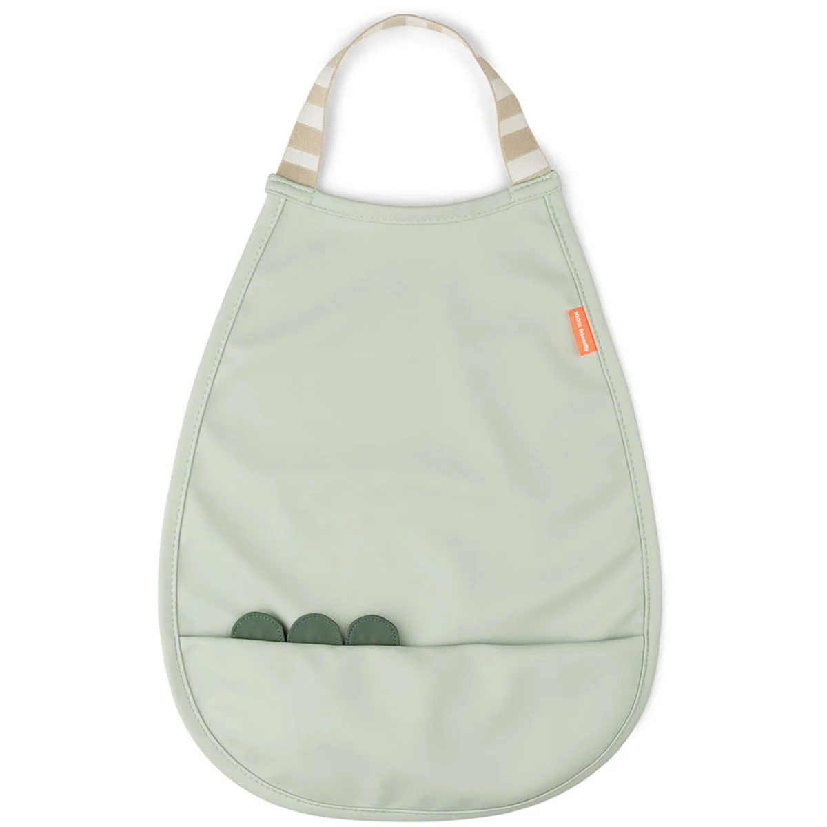 Done by DeerÜberzieh Lätzchencroco green