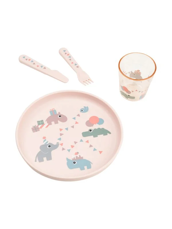 Done By Deer Celebration Foodie Dinnerset - Powder