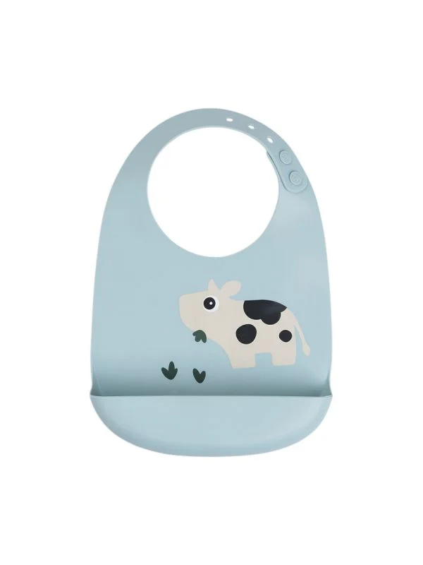 Done By Deer Dotti Lätzchen - Silikon - Blue