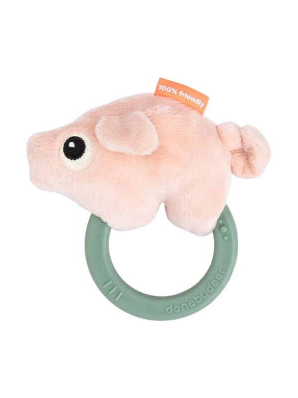 Done By Deer Pigee Rassel/Beißring - Colour Mix