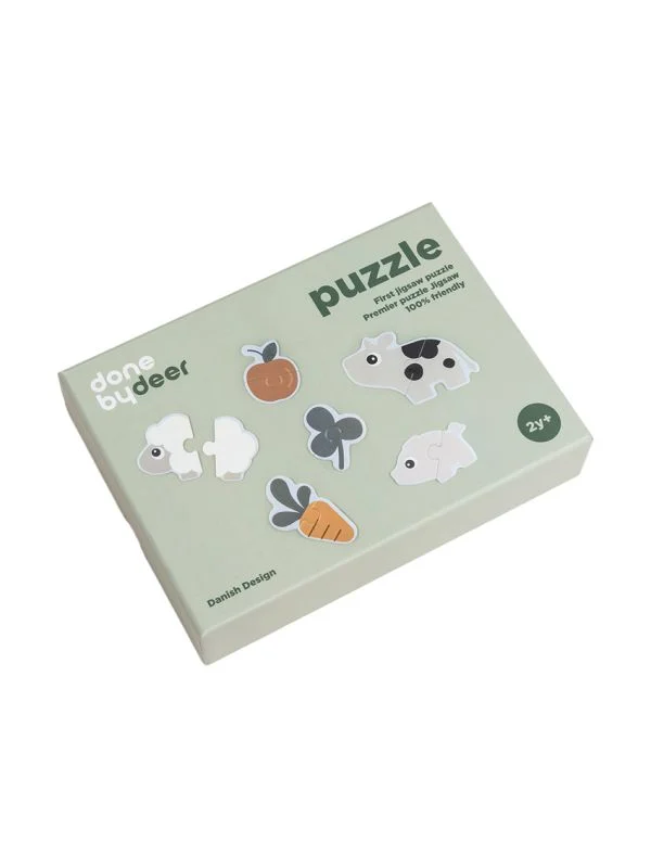 Done By Deer Tiny Farm Erstes Puzzle - Colour Mix