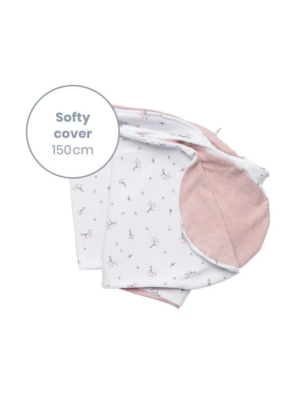 Doomoo Softy Flower Pink Stillkissenbezug