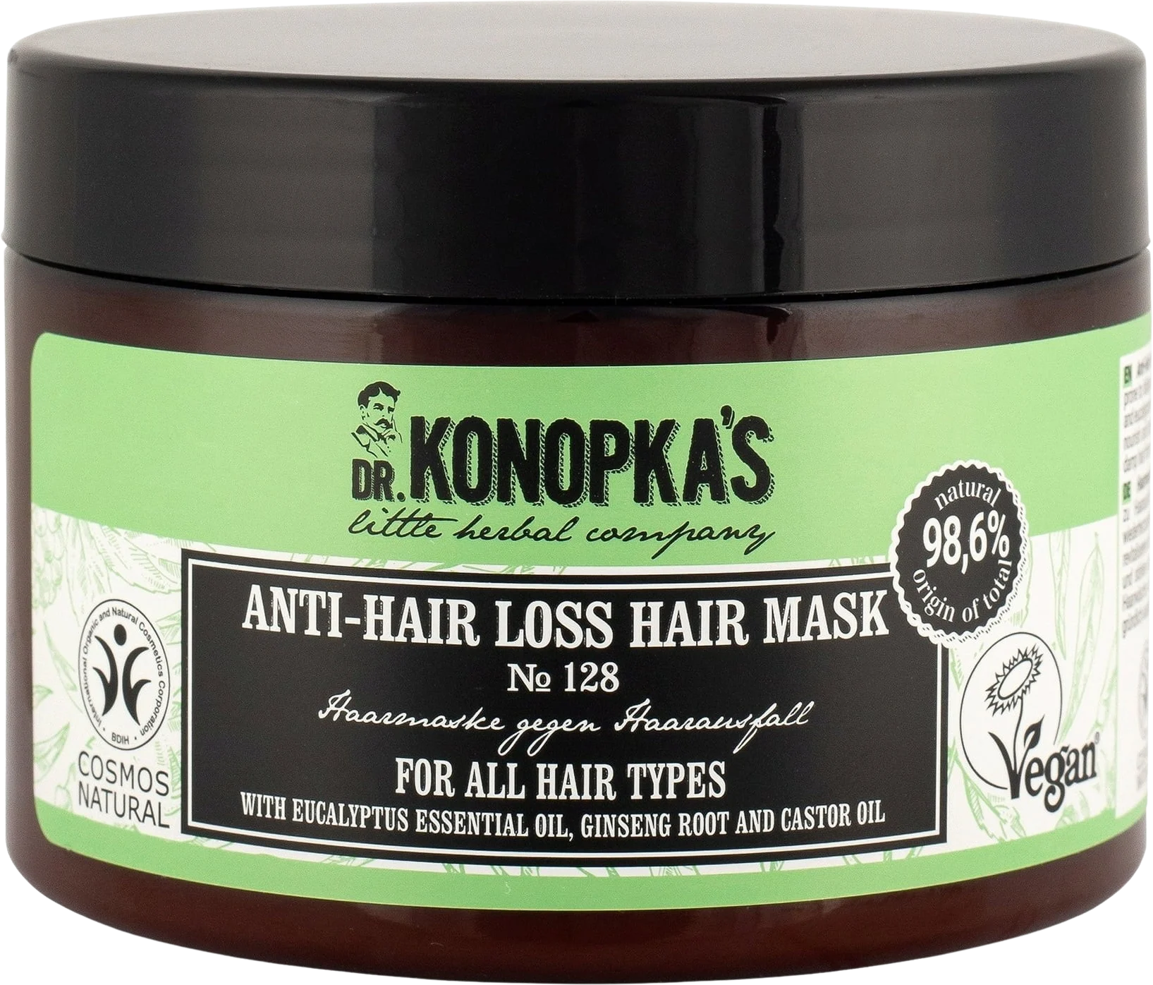 Dr. KONOPKA'S Anti-Hair Loss Hair Mask Nº128, 300 ml