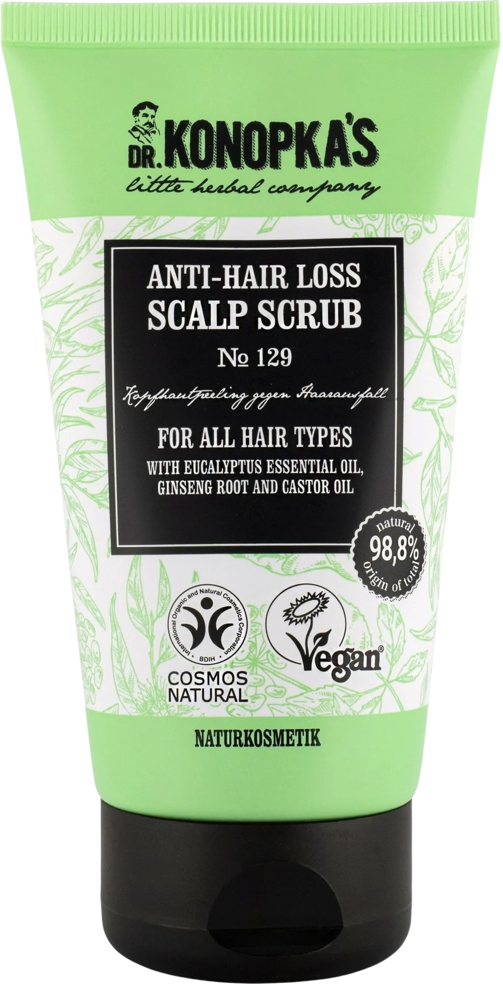 Dr. KONOPKA'S Anti-Hair Loss Scalp Scrub Nº129, 150 ml