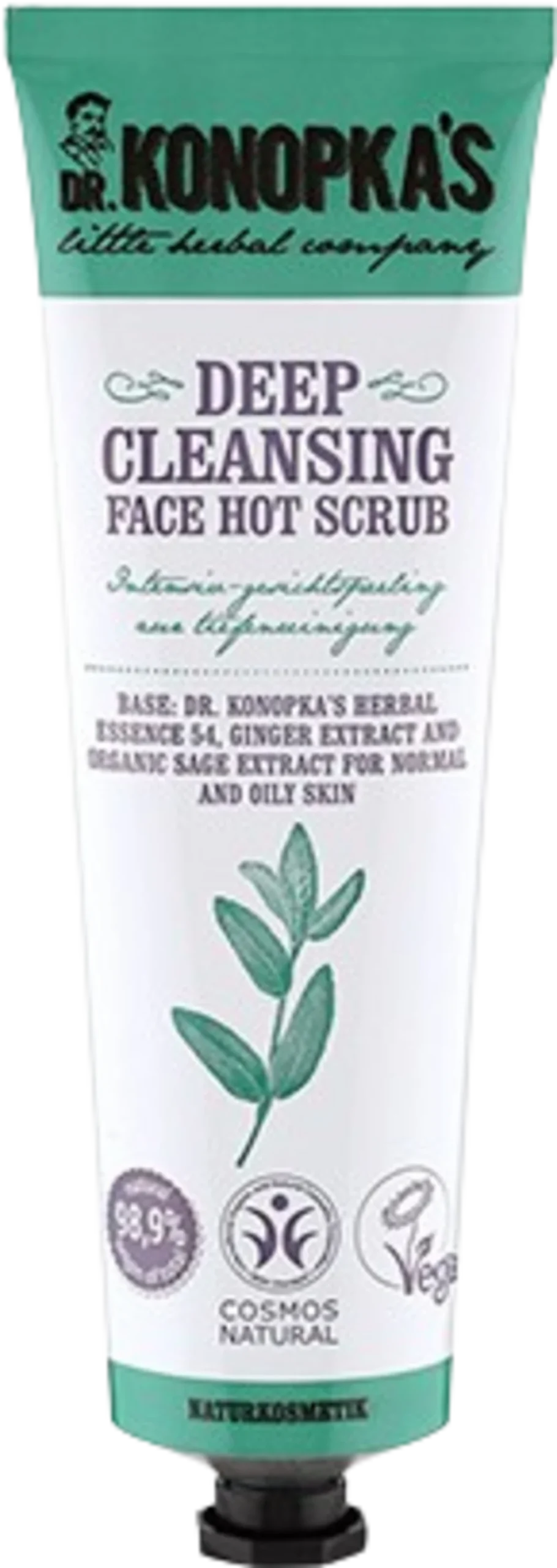 Dr. KONOPKA'S Deep Cleansing Face Hot Scrub, 75 ml