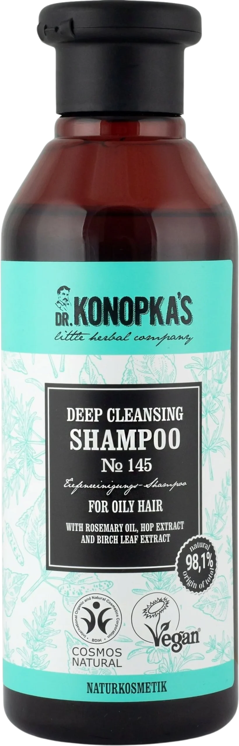 Dr. KONOPKA'S Deep Cleansing Shampoo Nº145, 280 ml