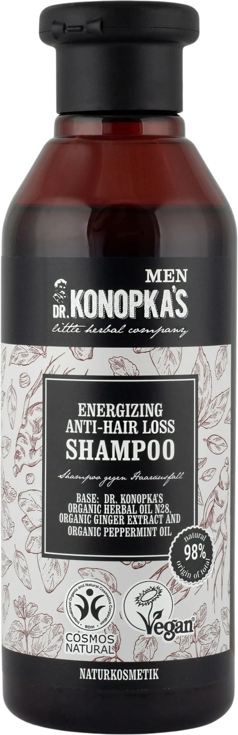 Dr. KONOPKA'S MEN Energizing Anti-Hair Loss Shampoo, 280 ml