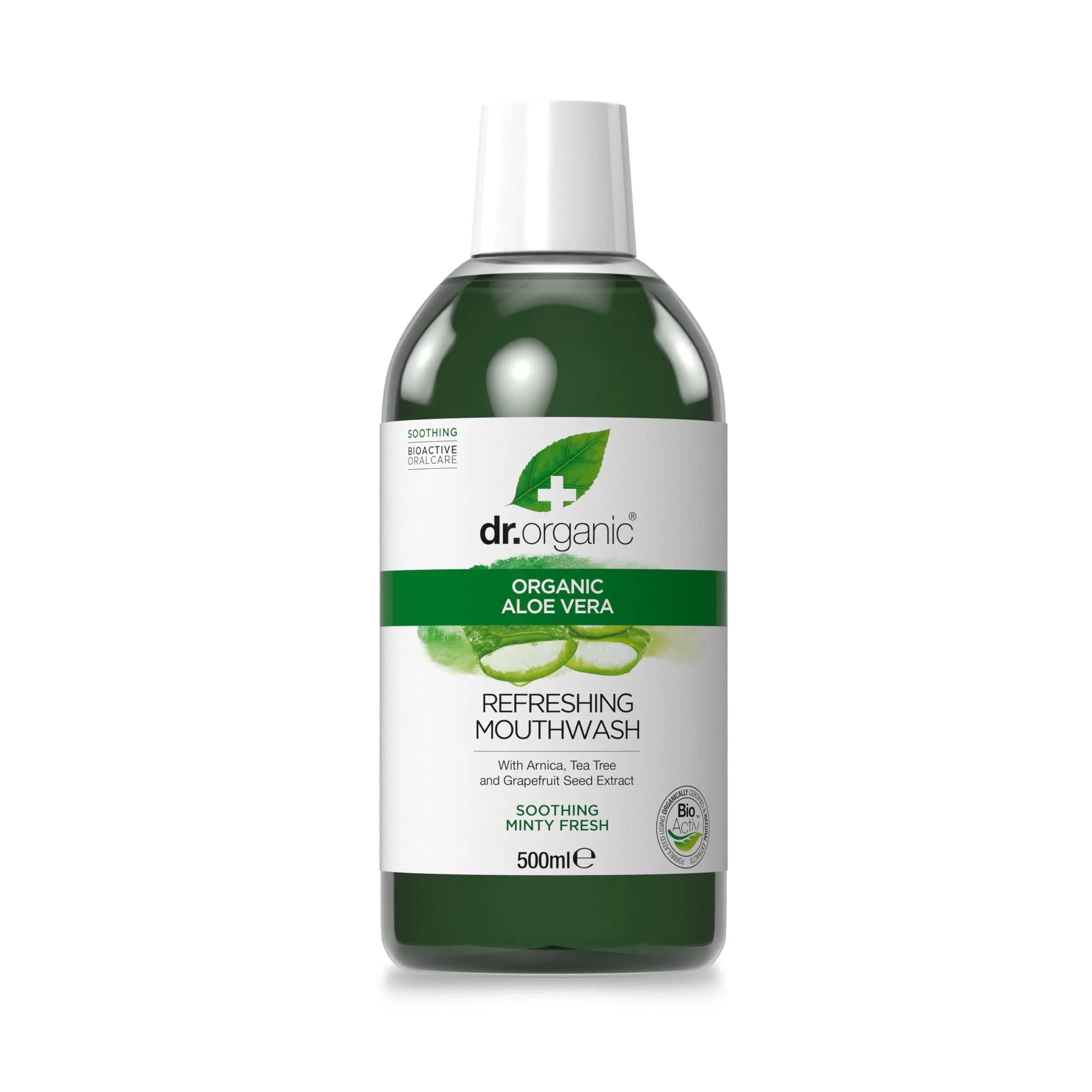 Dr. Organic Aloe Vera Mundwasser 500 ml