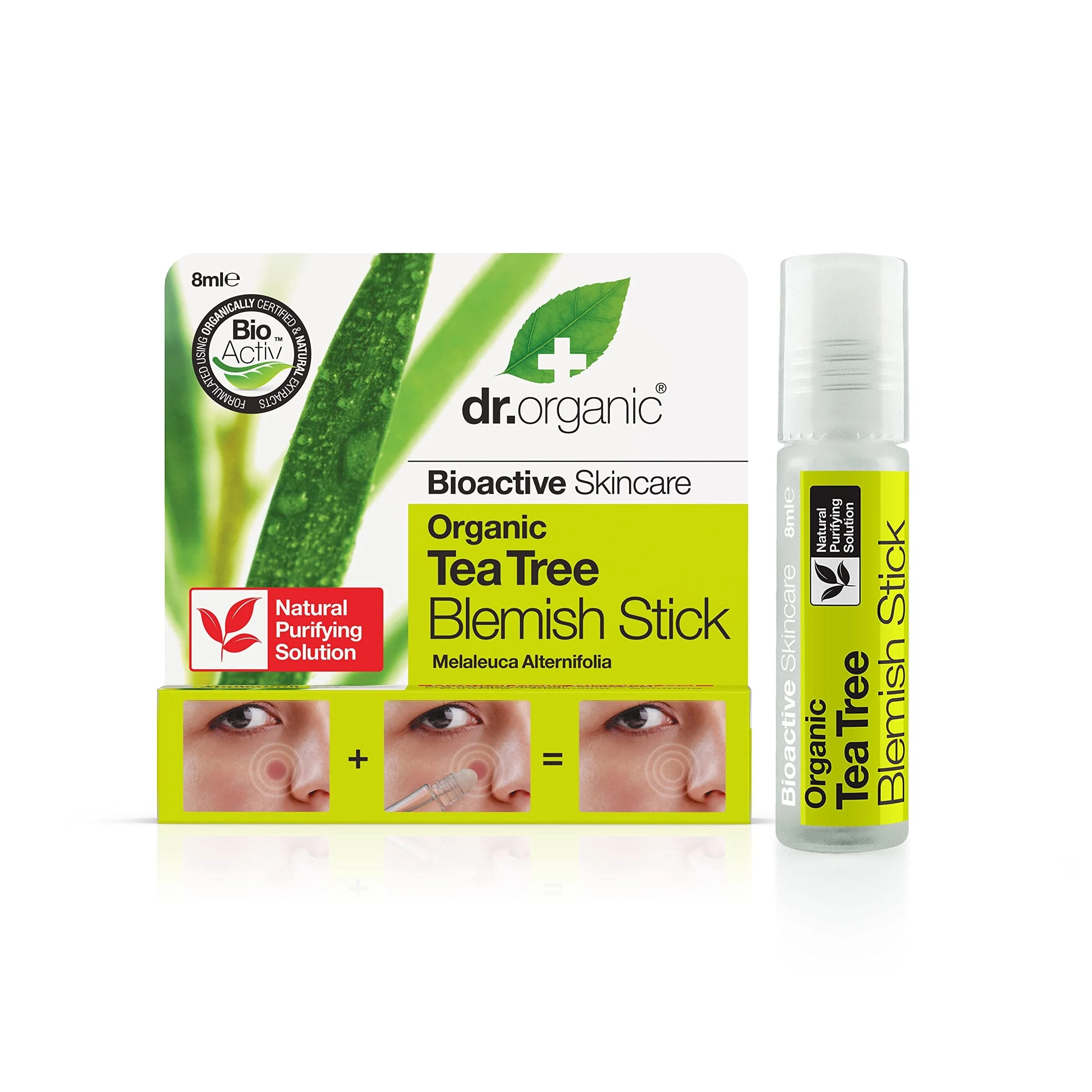 Dr. Organic Stick für Teebaumkörner 8 ml