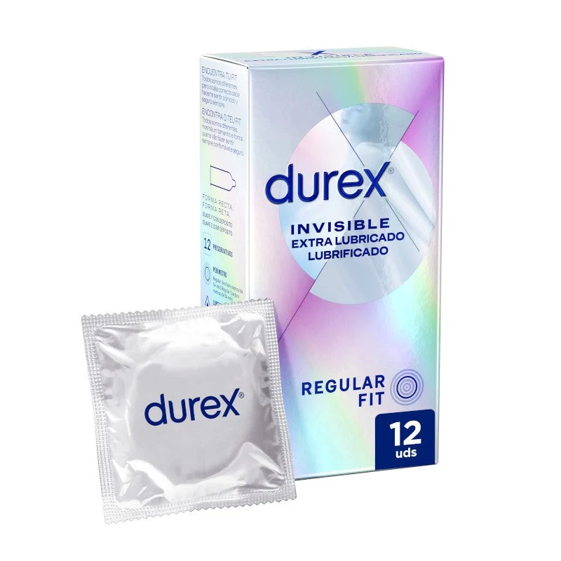 DUREX Extra Lubricated Unsichtbare Kondome 12 Einheiten