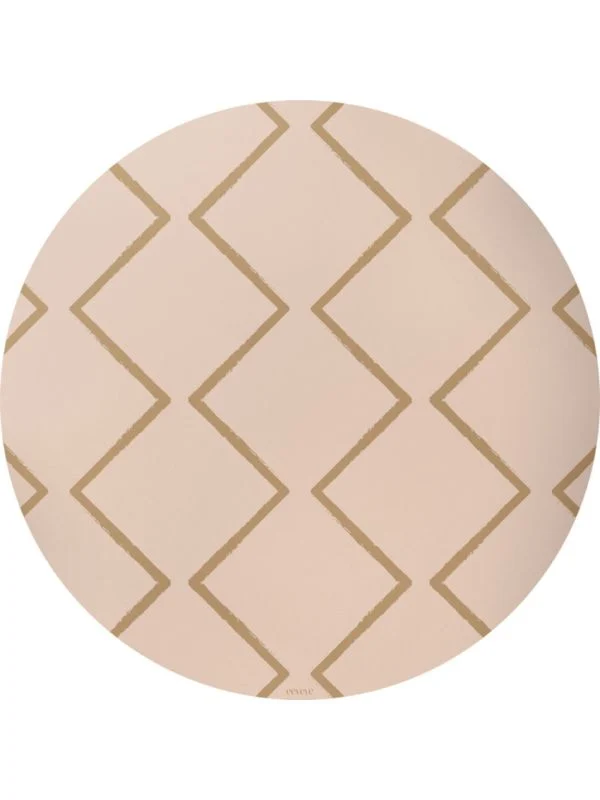 Eeveve Bodenmatte Rund - Beni - Autumn Gold