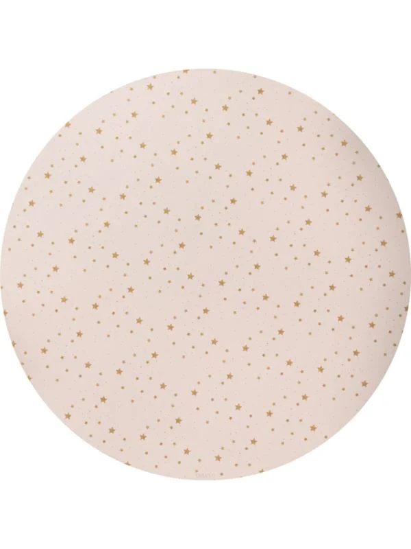 Eeveve Bodenmatte Rund - Stars Almond