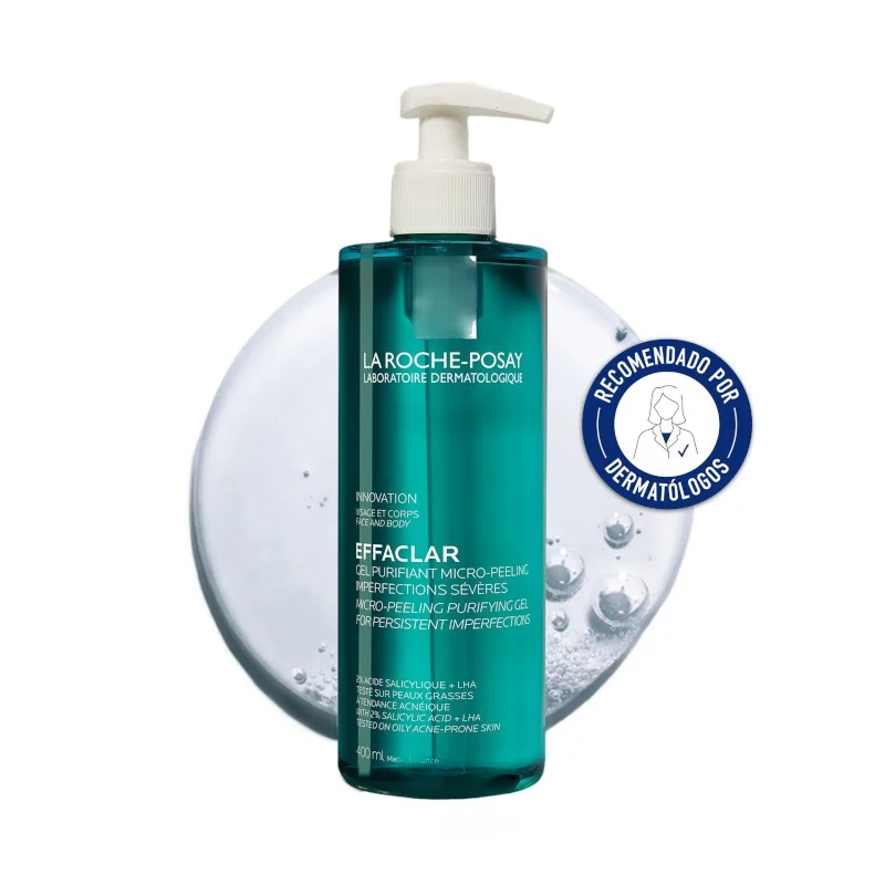 EFFACLAR Reinigendes Mikro-Peeling-Gel für fettige Haut 400 ml - La Roche Posay