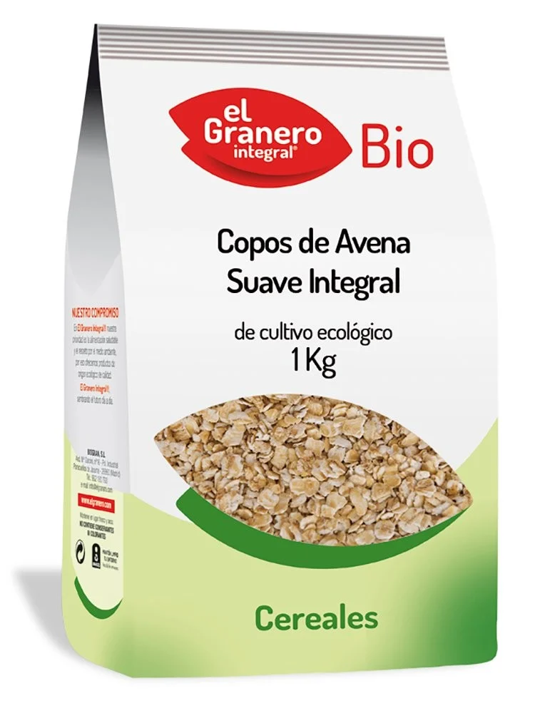 El Granero Integral Bio Weiche Vollkornhaferflocken 1 kg
