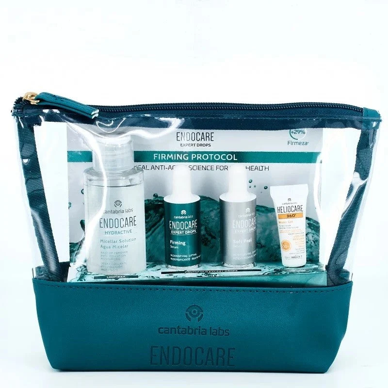 ENDOCARE Expert Drops Tag-Nacht-Festigkeitsprotokoll + Mizellenwasser + Wassergel SPF50+ (360º)