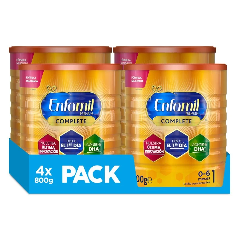 Enfamil 1 Packung 4x800gr Premium Komplett-Säuglingsmilch
