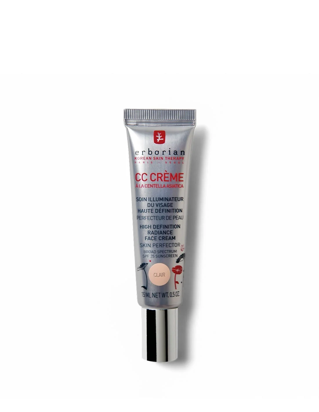 Erborian CC Cream Feuchtigkeitsspendende Make-up-Basis Clair Tone 15ml