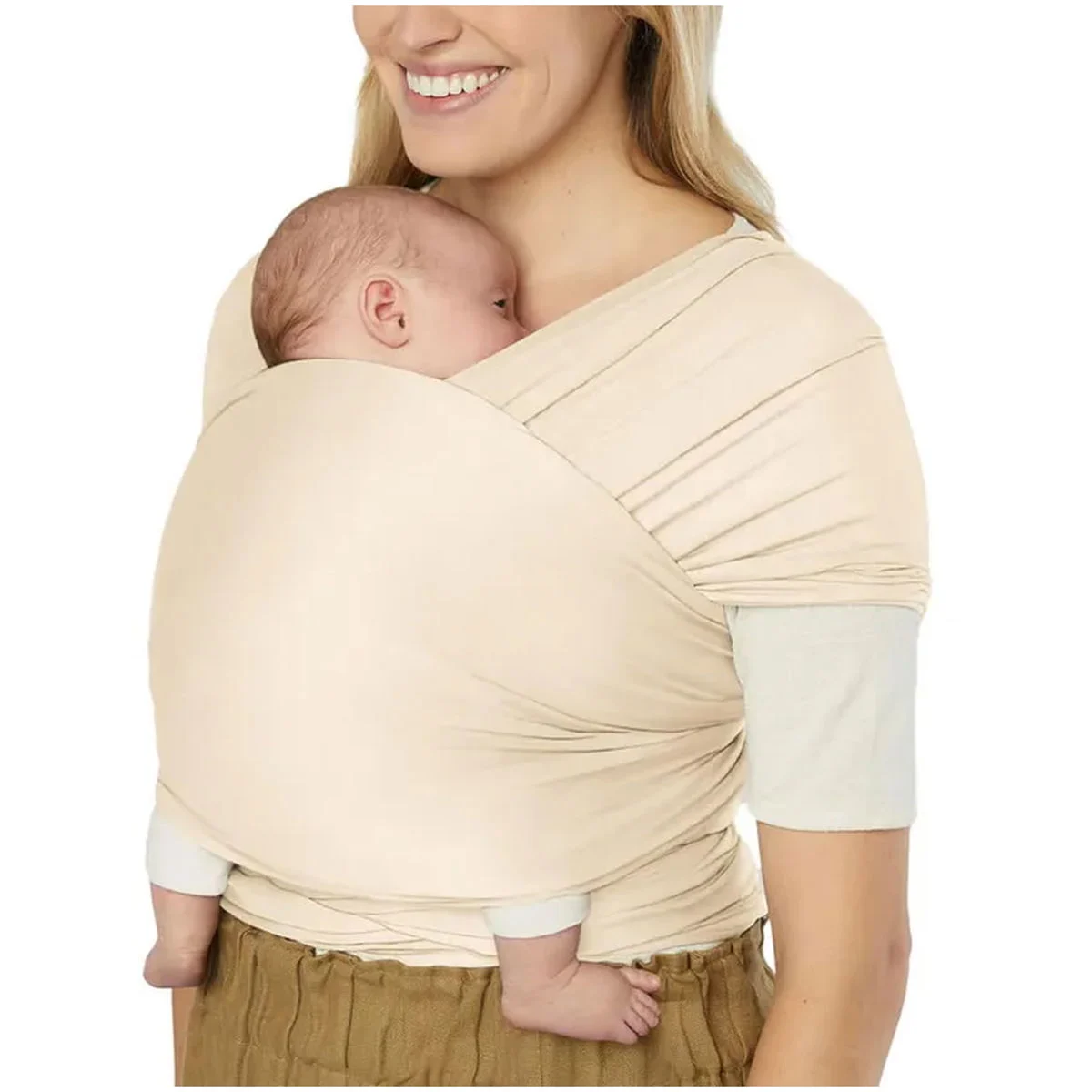 ergobabyAura Tragetuch Strick cream