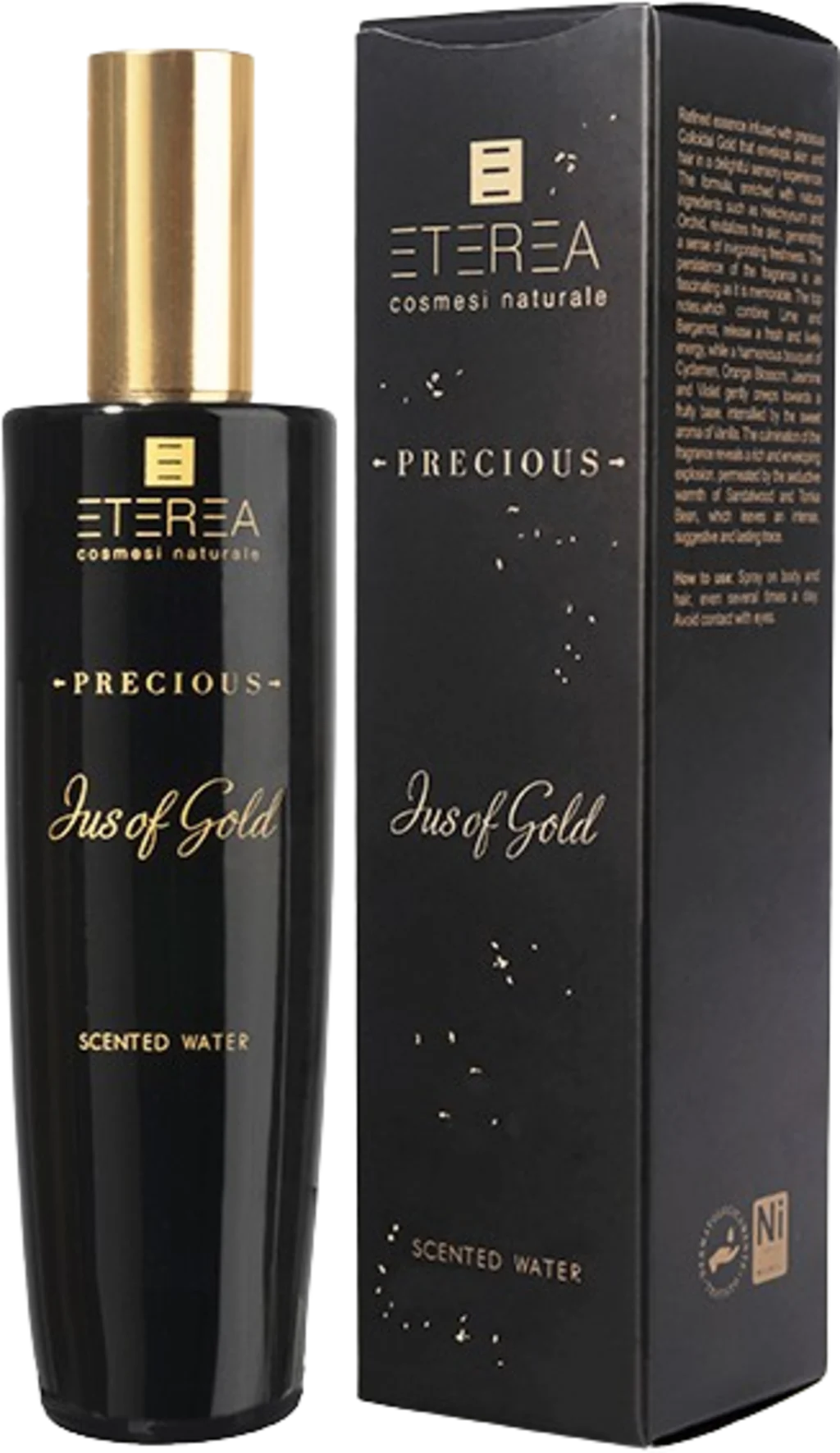 ETEREA Cosmesi Naturale Precious Jus of Gold Scented Water, 100 ml