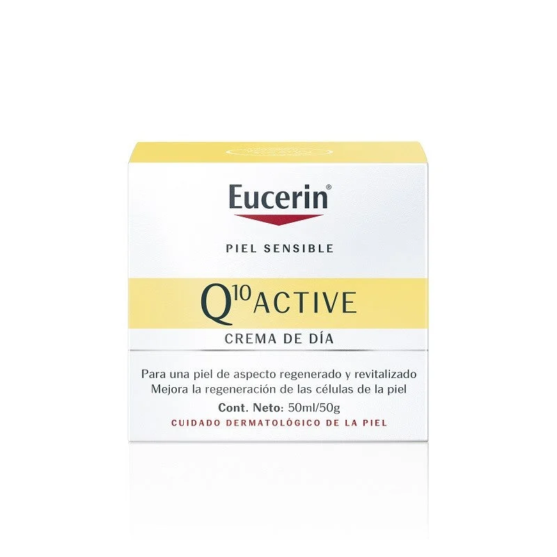 EUCERIN Q10 Aktive Anti-Falten Tagescreme für trockene Haut, 50 ml