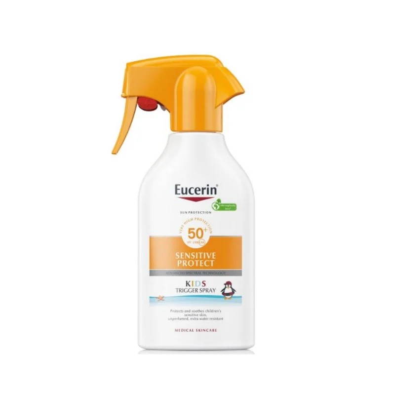 EUCERIN Sensitive Protect Kids Trigger Kinder Sonnenspray LSF50+ (250ml) SONDERPREIS