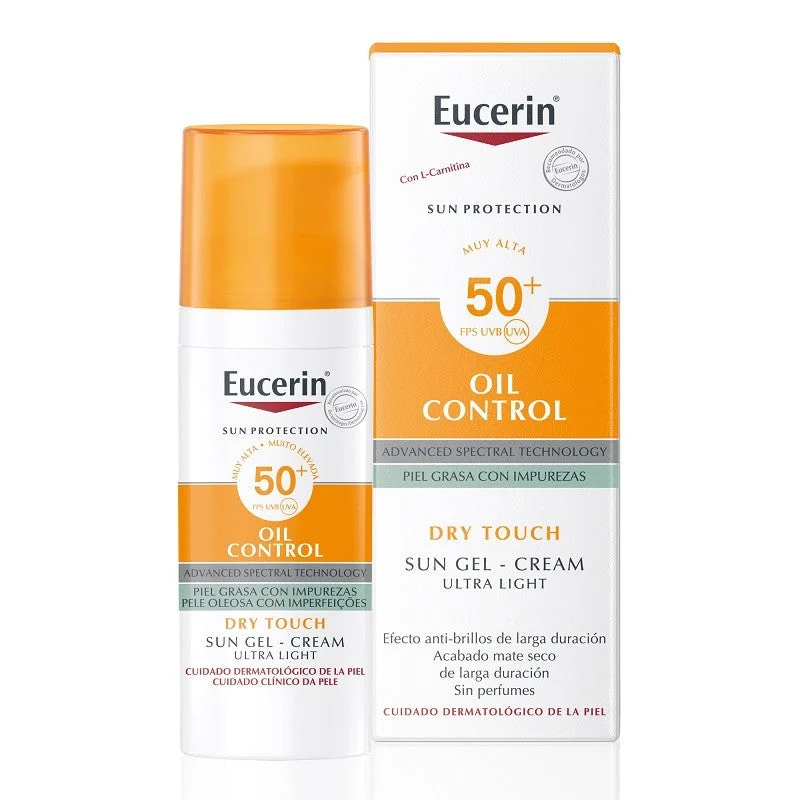 EUCERIN Sonnen Gel-Creme Oil Control Dry Touch LSF 50+ (50ml)