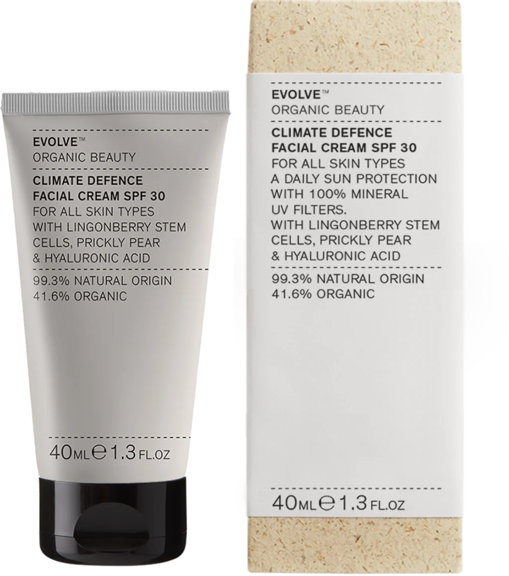 Evolve Organic Beauty Climate Defence Cream SPF30, 40 ml