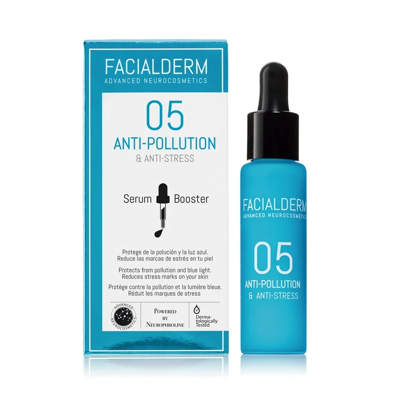 FACIALDERM Serum Booster 05 Anti-Umweltverschmutzung und Anti-Stress 30ml