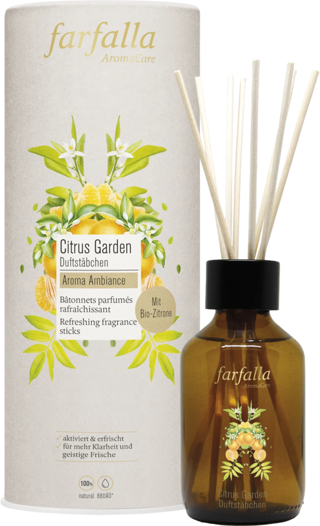 farfalla Duftstäbchen Citrus Garden Aroma Ambiance, 150 ml