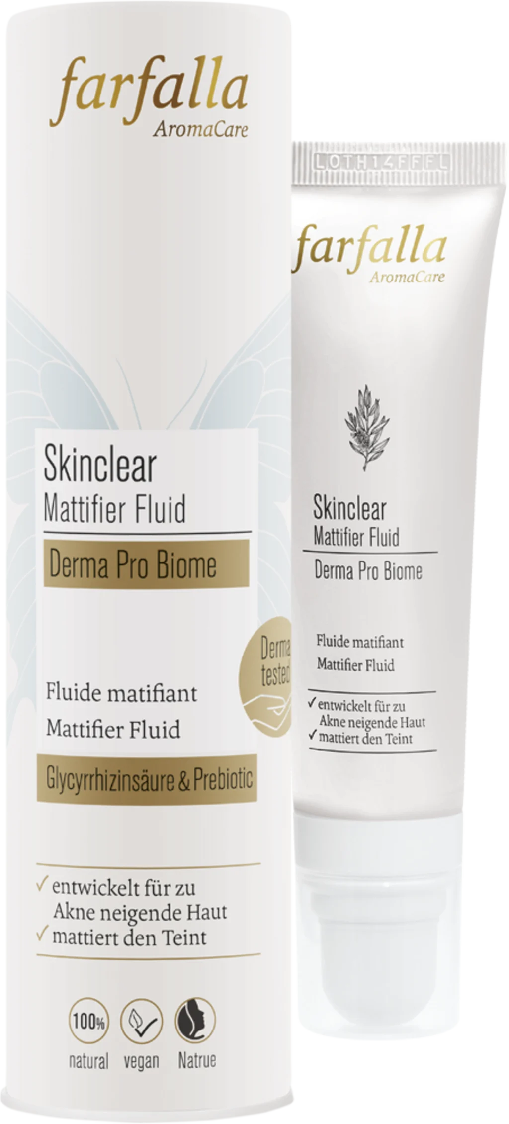 farfalla Skinclear Derma Pro Biome Mattifier Fluid, 30 ml