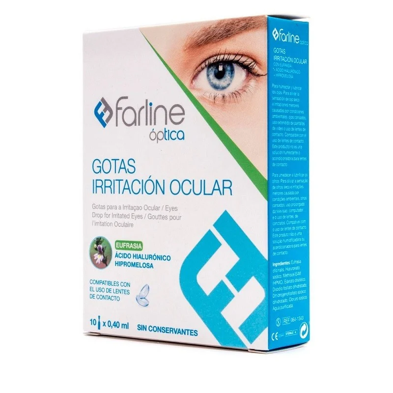 FARLINE Optica Augenreizungstropfen Einzeldosis 10x0,4ml