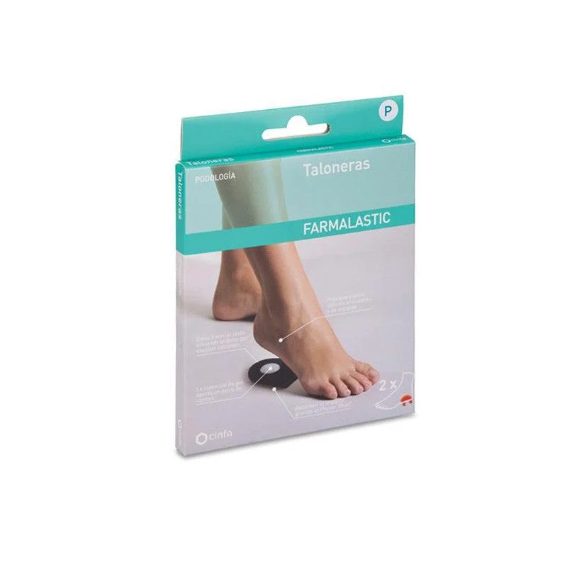 FARMALASTIC Fersenpolster Kleine Größe 2 Einheiten
