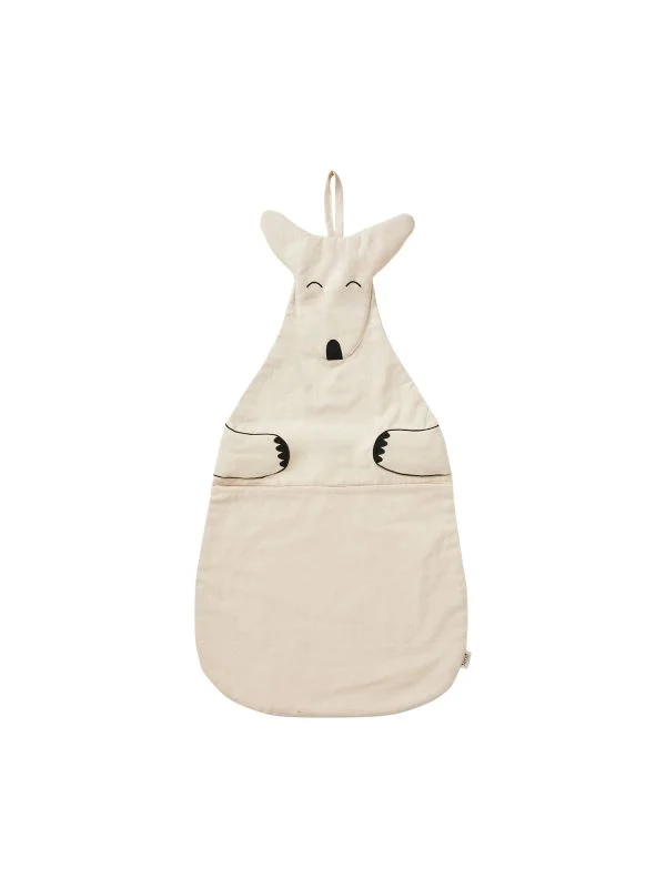 Ferm Living Aufbewahrungstasche Känguru - Undyed