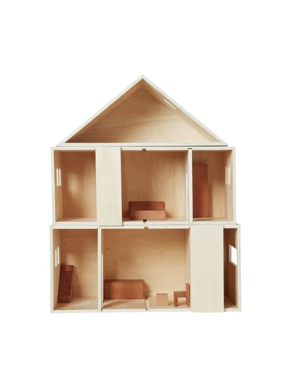 Ferm Living Toro Stapelbares Haus - Natural