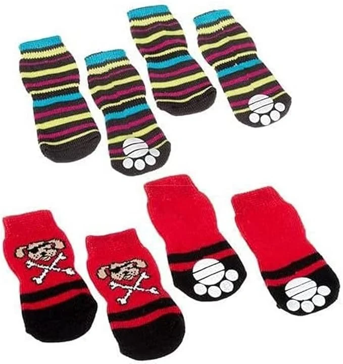 Ferplast Antirutschsocken Kleines Multicolor 4 Stück