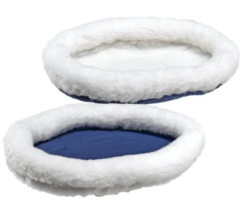 Ferplast Doppelseitiges Bett Blau/Weiß 1 Stück