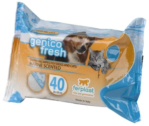 Ferplast Genico Fresh Feuchttücher für Haustiere 40 Stück