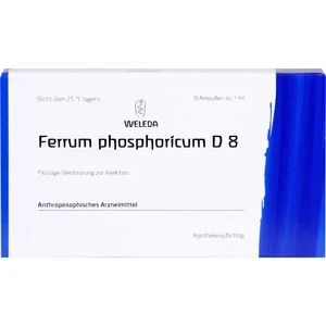 FERRUM PHOSPHORICUM D 8 Ampullen 8X1 ml
