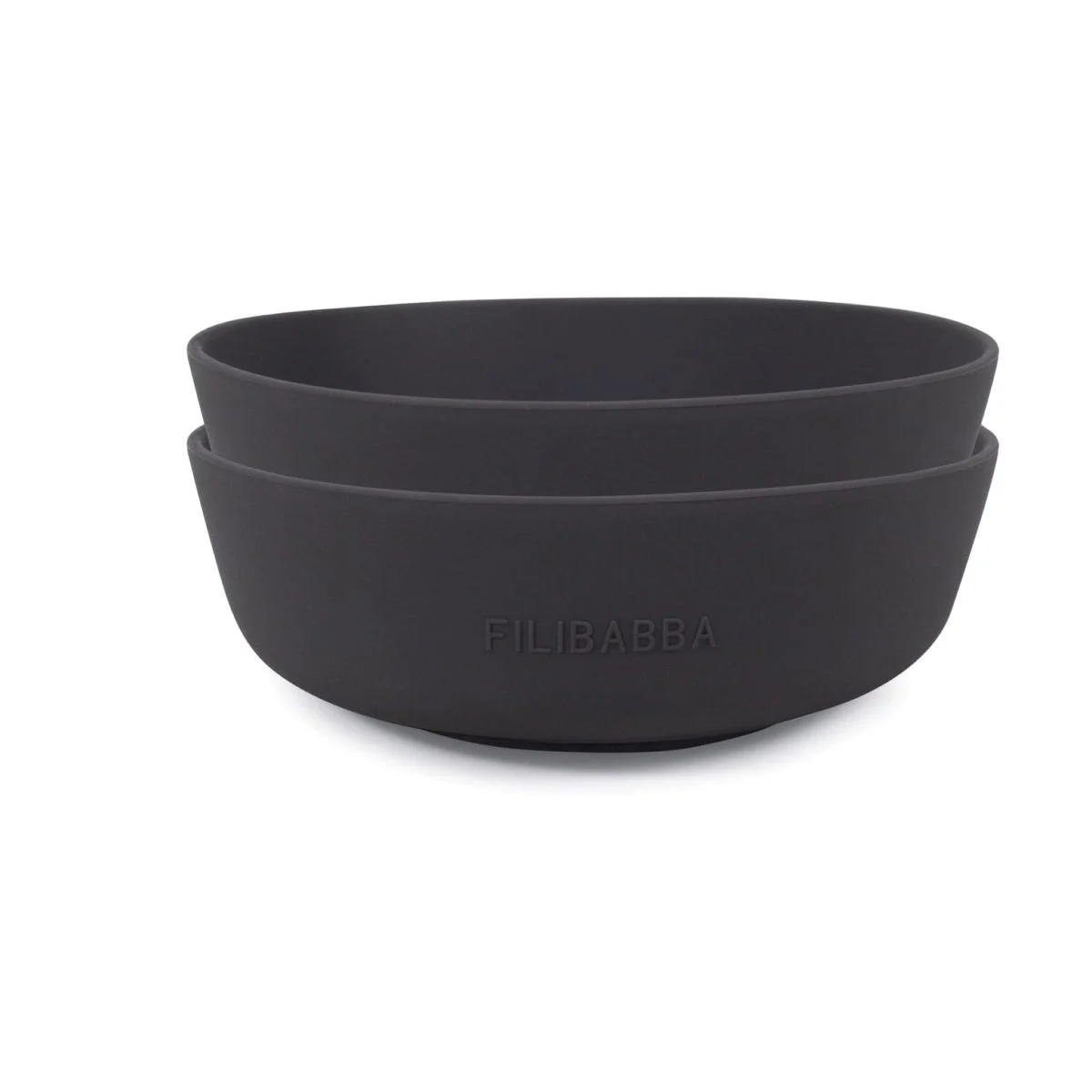 FilibabbaSilikon Schüssel 2er Pack stone grey