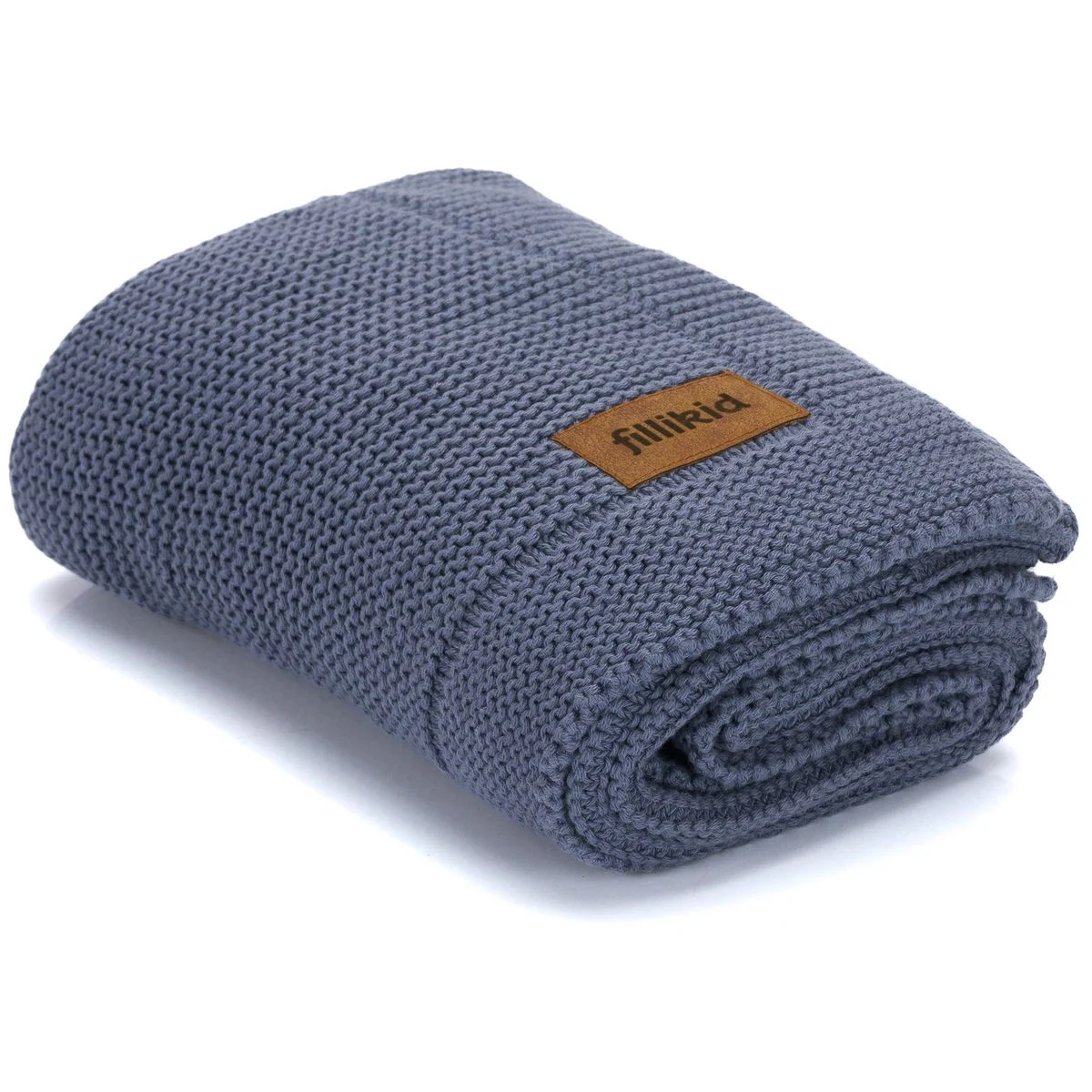 fillikidBabydecke Strick blau