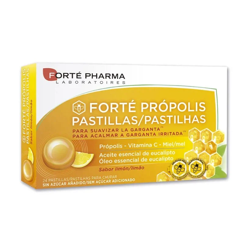 Forté Pharma Propolis Zitronengeschmack Tabletten 24 Tabletten
