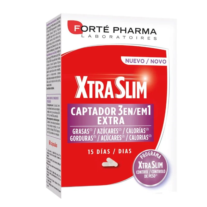 Forté Pharma Xtra Slim Captor 3 in 1 60 Kapseln