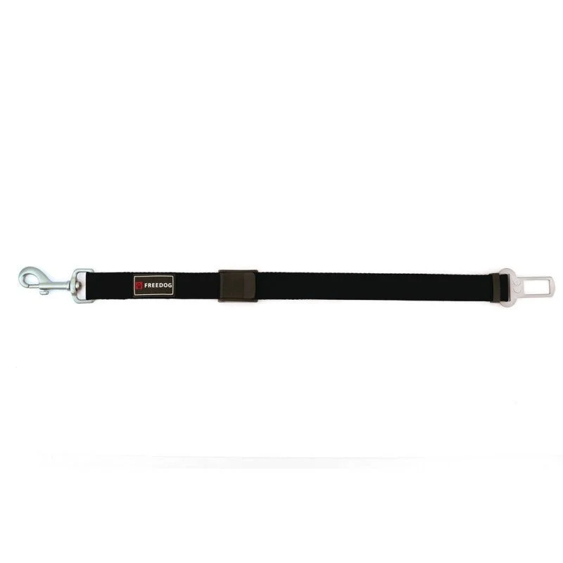 Freedog Sicherheitsgurt Schwarz 36-56cm