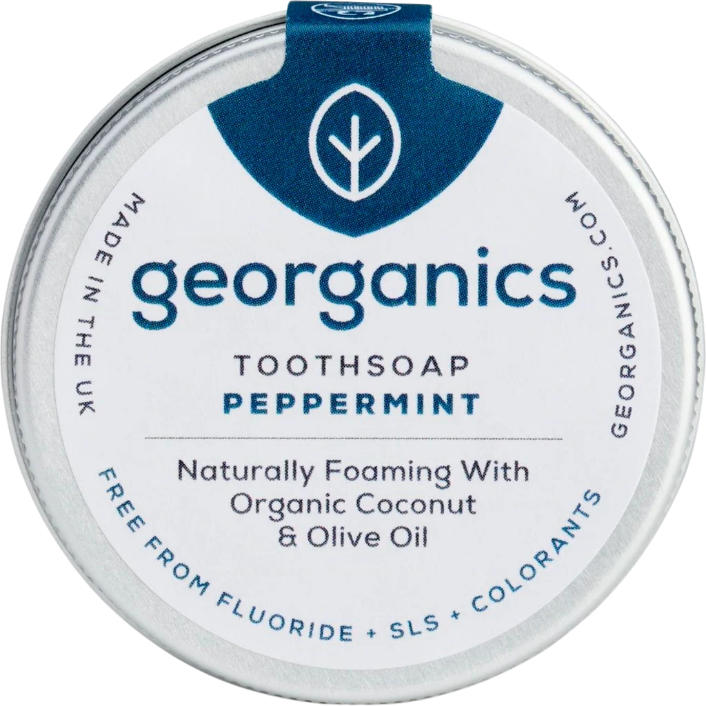 georganics Toothsoap Peppermint, 30 ml