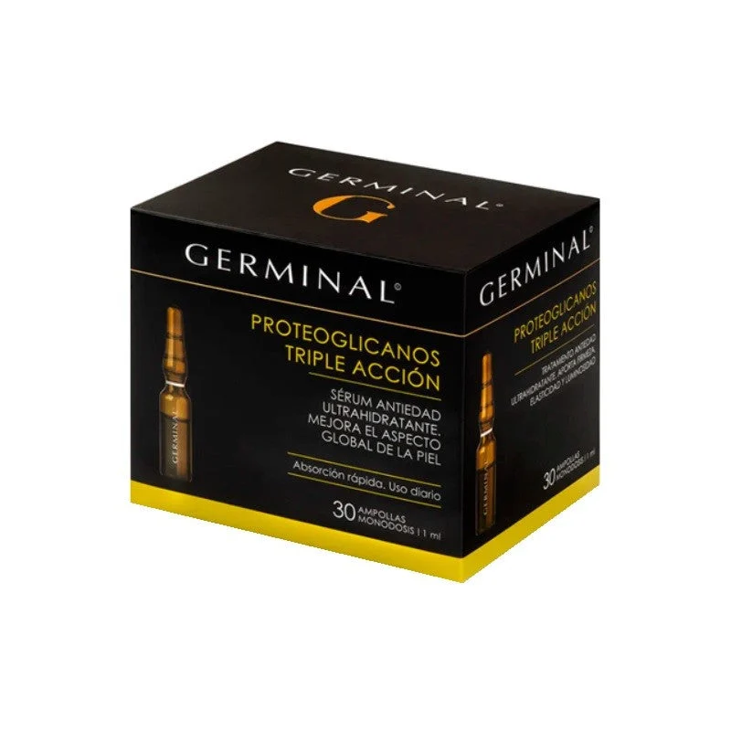 GERMINAL Proteoglykan-Ampullen mit Dreifachwirkung, 30 Ampullen